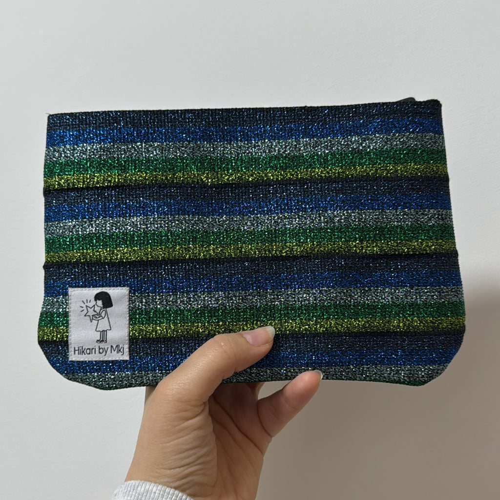 Glitter pouch Green
