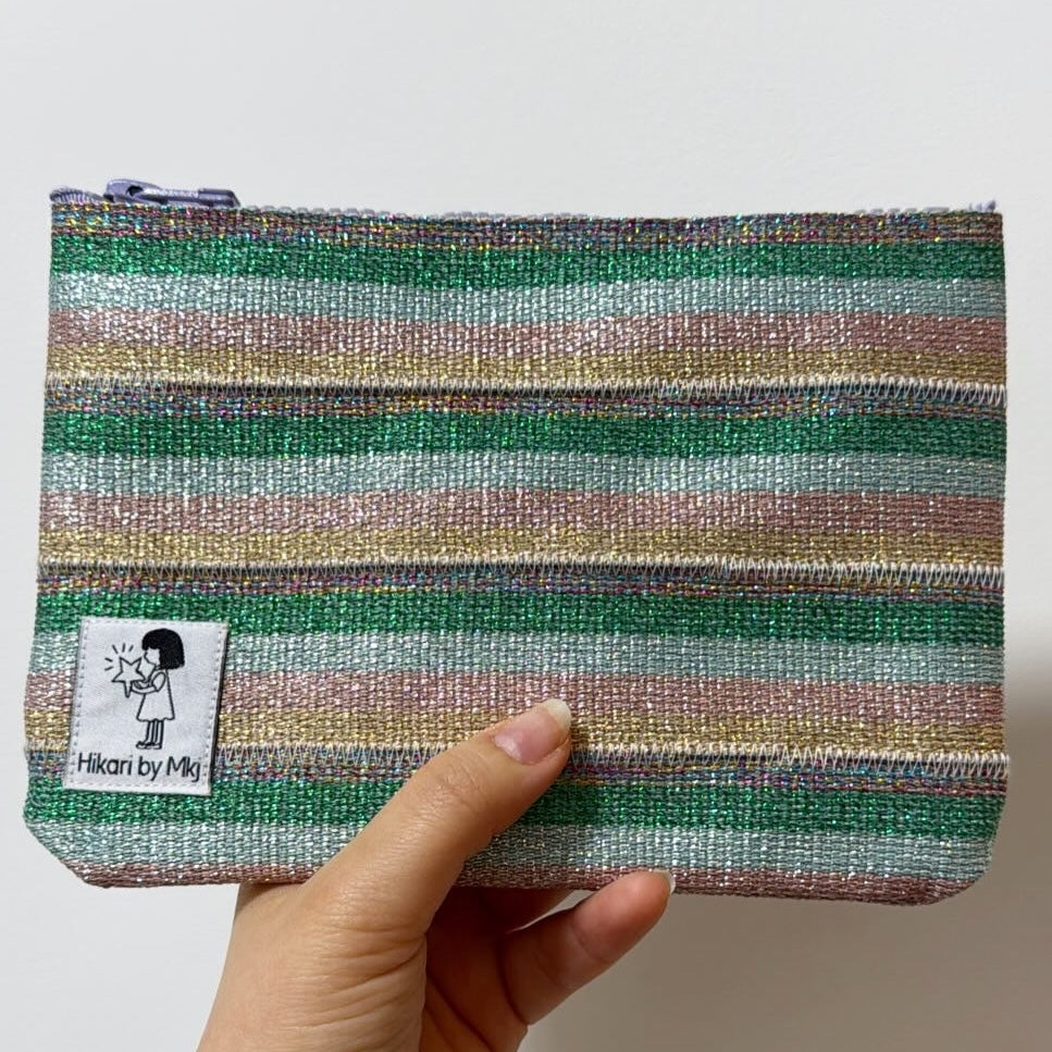 Glitter pouch Pastel
